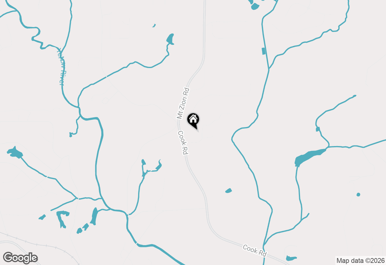Map of 1370 Cook Road, Oxford, GA 30054