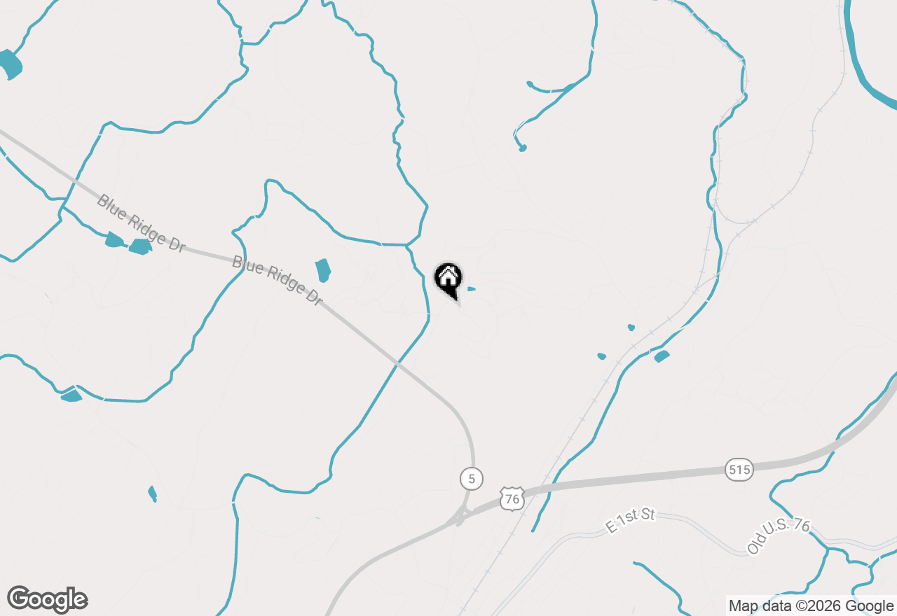 Map of 238 Trails End Road, Blue Ridge, GA 30513