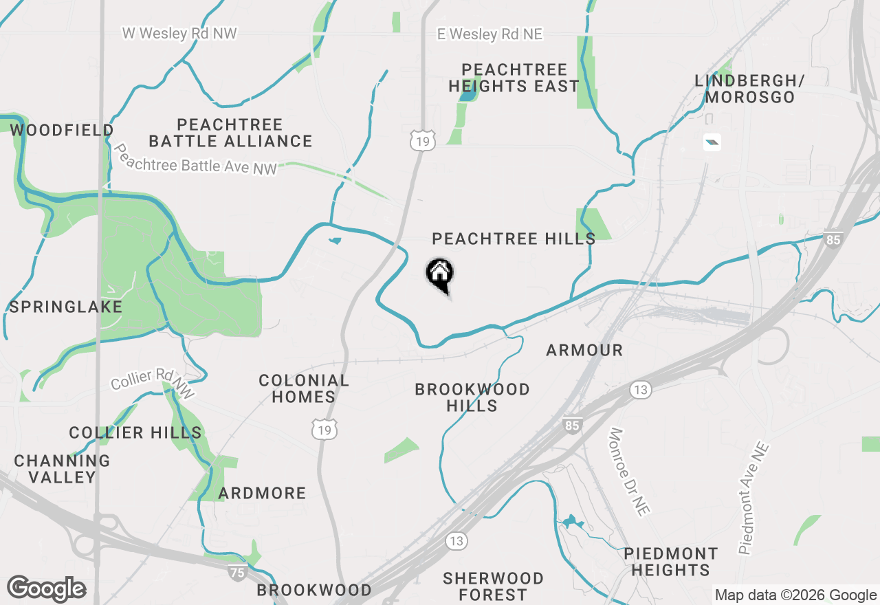 Map of 2188 Edison Avenue Ne, Atlanta, GA 30305