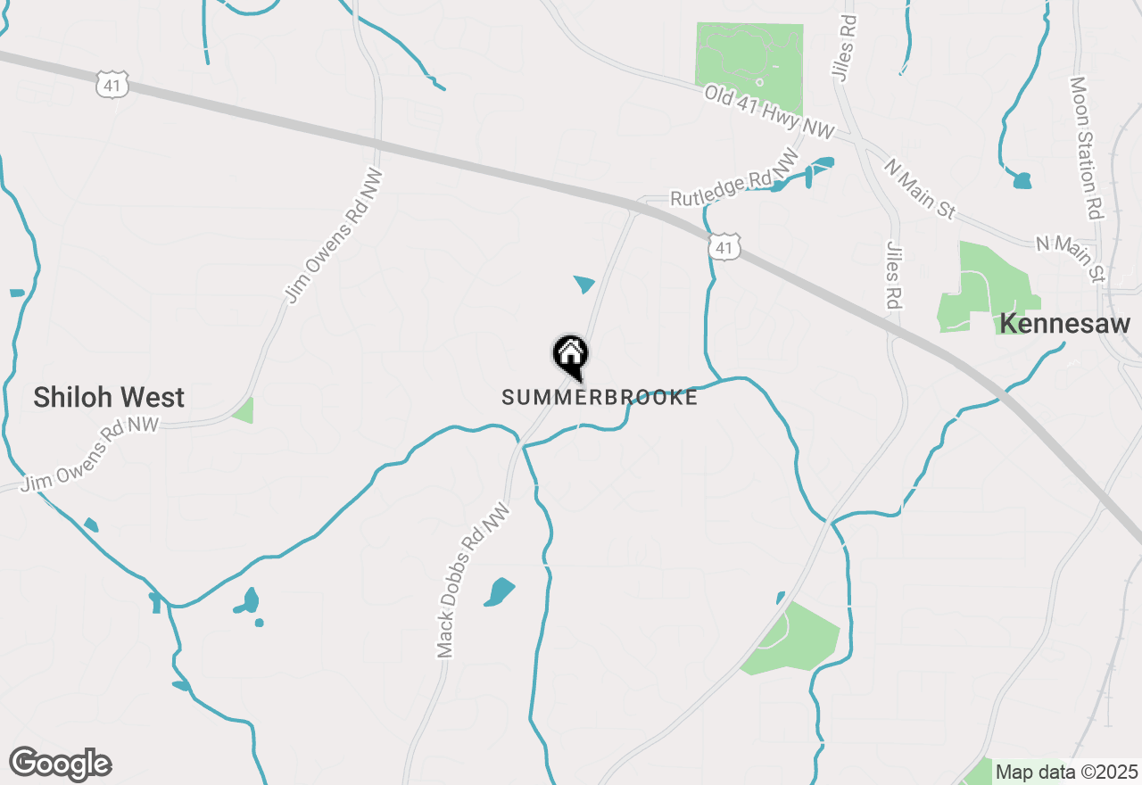 Map of 2656 Summerbrooke Drive Nw, Kennesaw, GA 30152