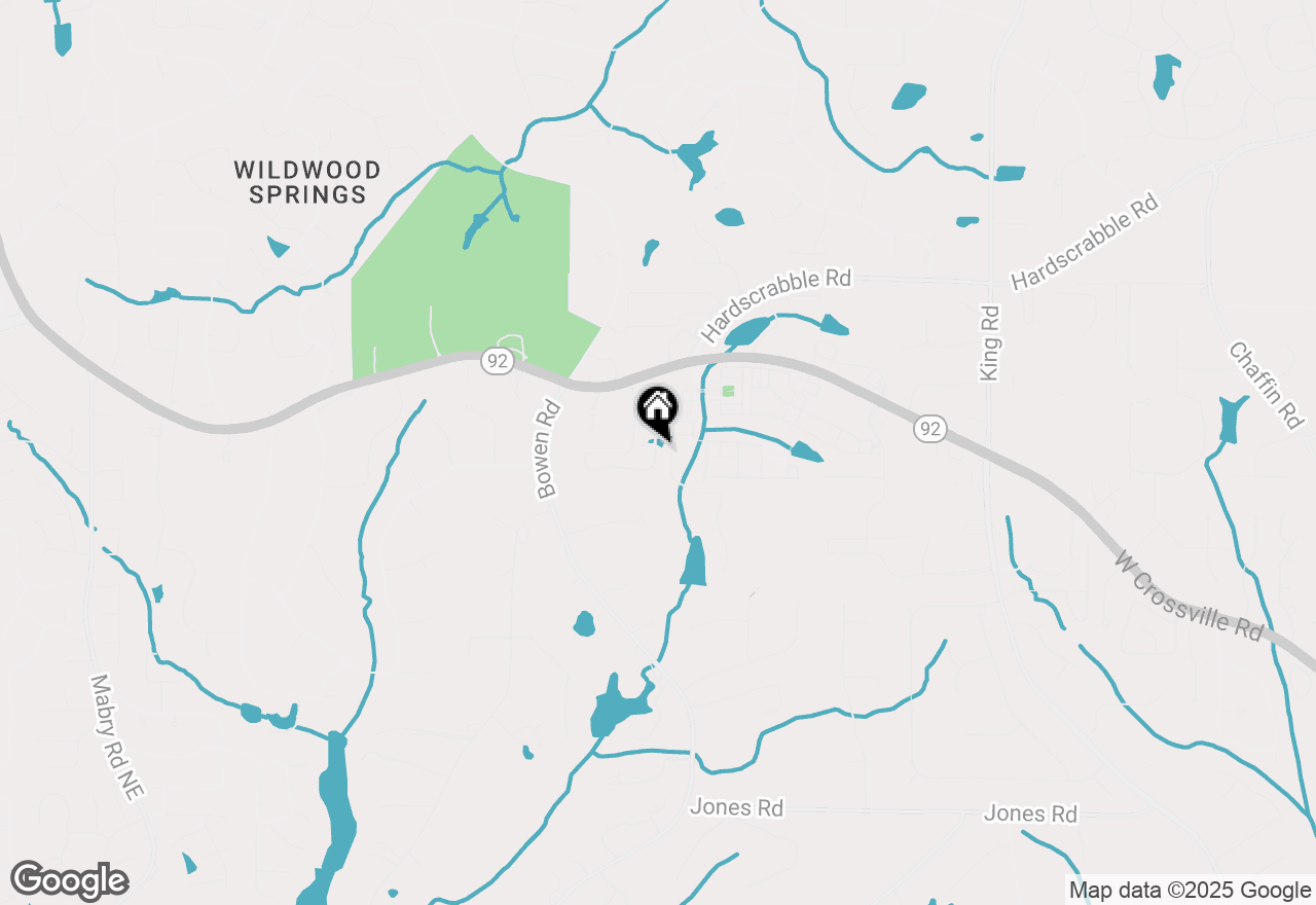 Map of 2406 Village Lane, Roswell, GA 30075