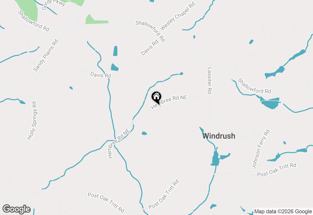 Map of 3429 Weymouth Court, Marietta, GA 30062