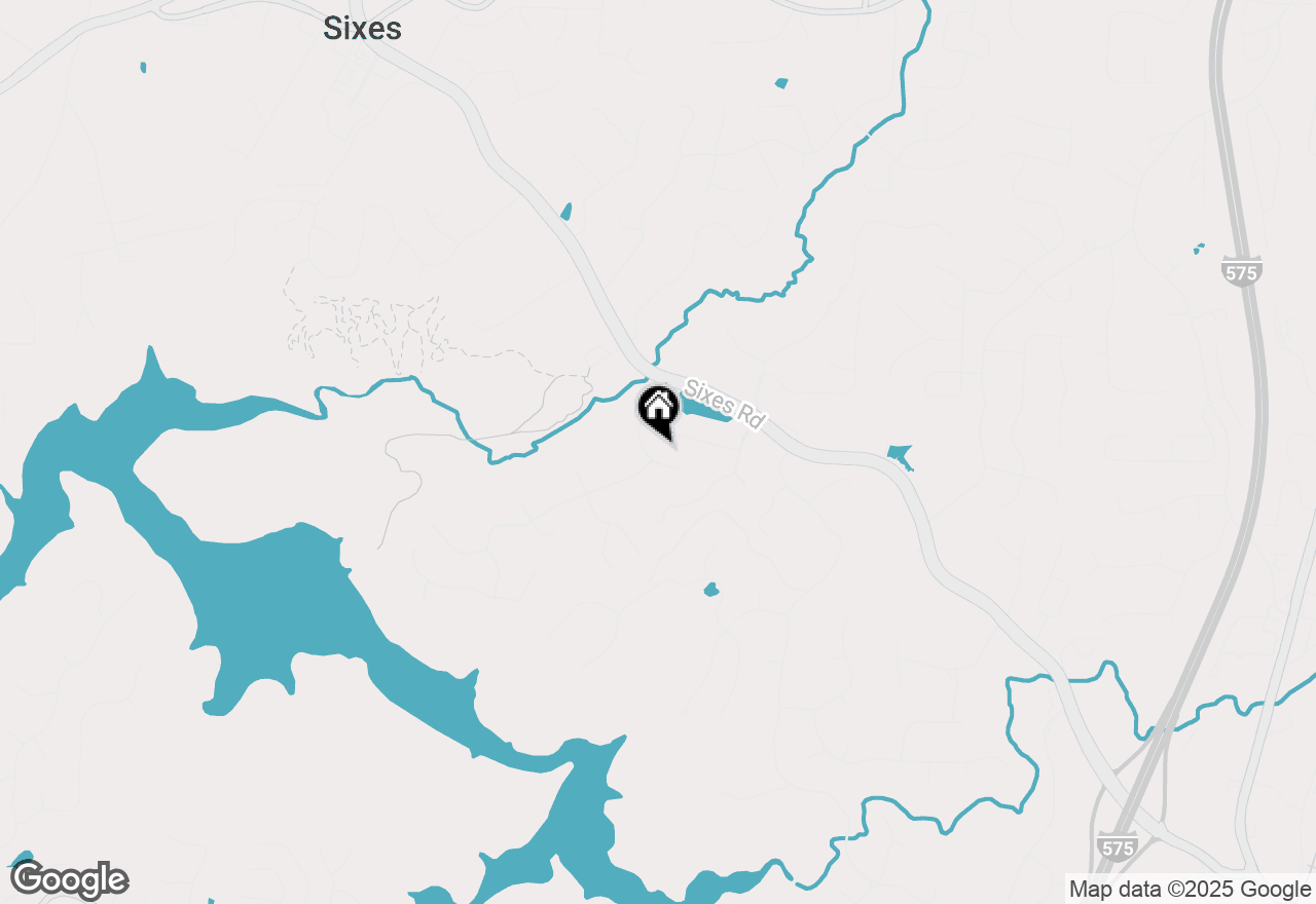 Map of 629 Pine Terrace, Canton, GA 30114
