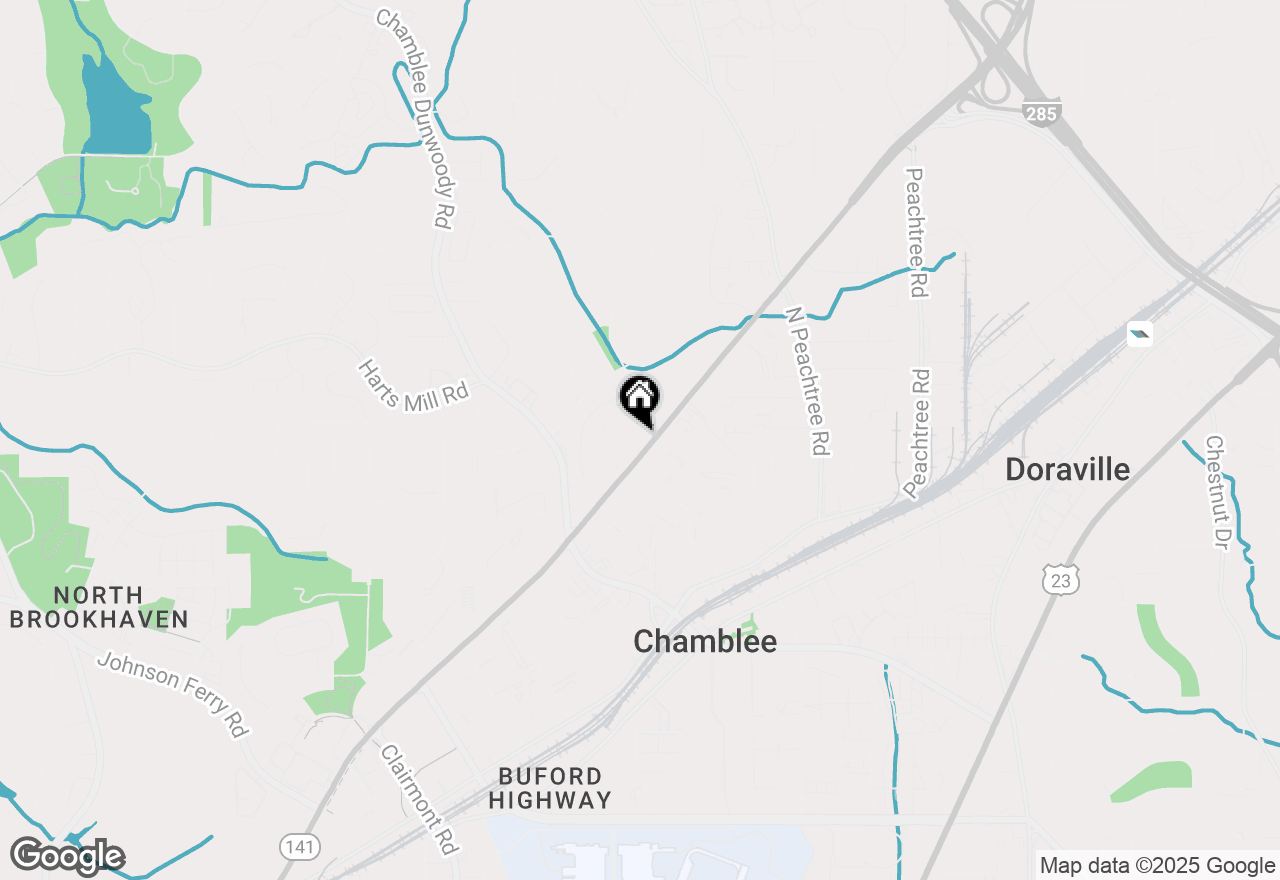 Map of 2163 Avion Way #1, Chamblee, GA 30341