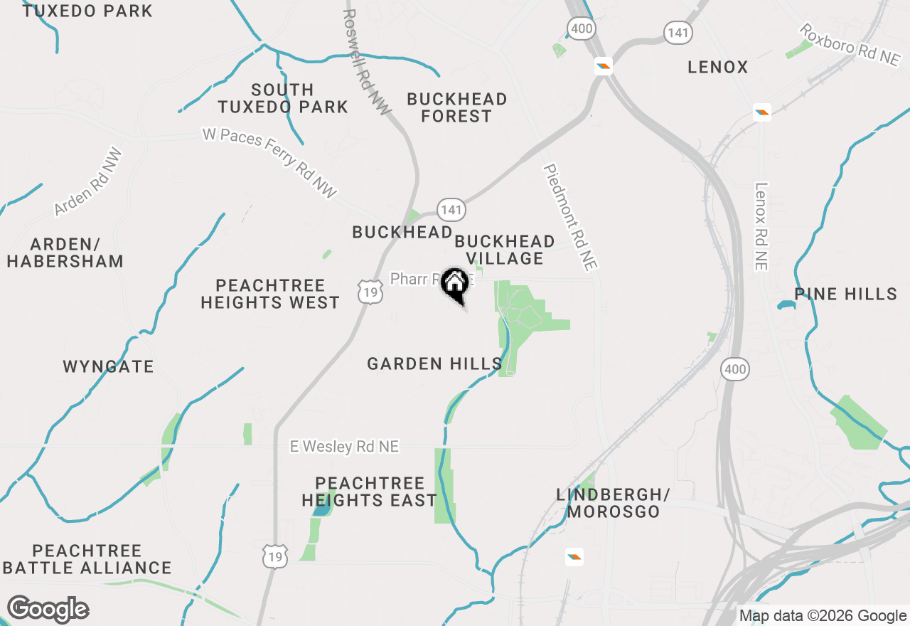Map of 2956 Grandview Avenue Ne, Atlanta, GA 30305