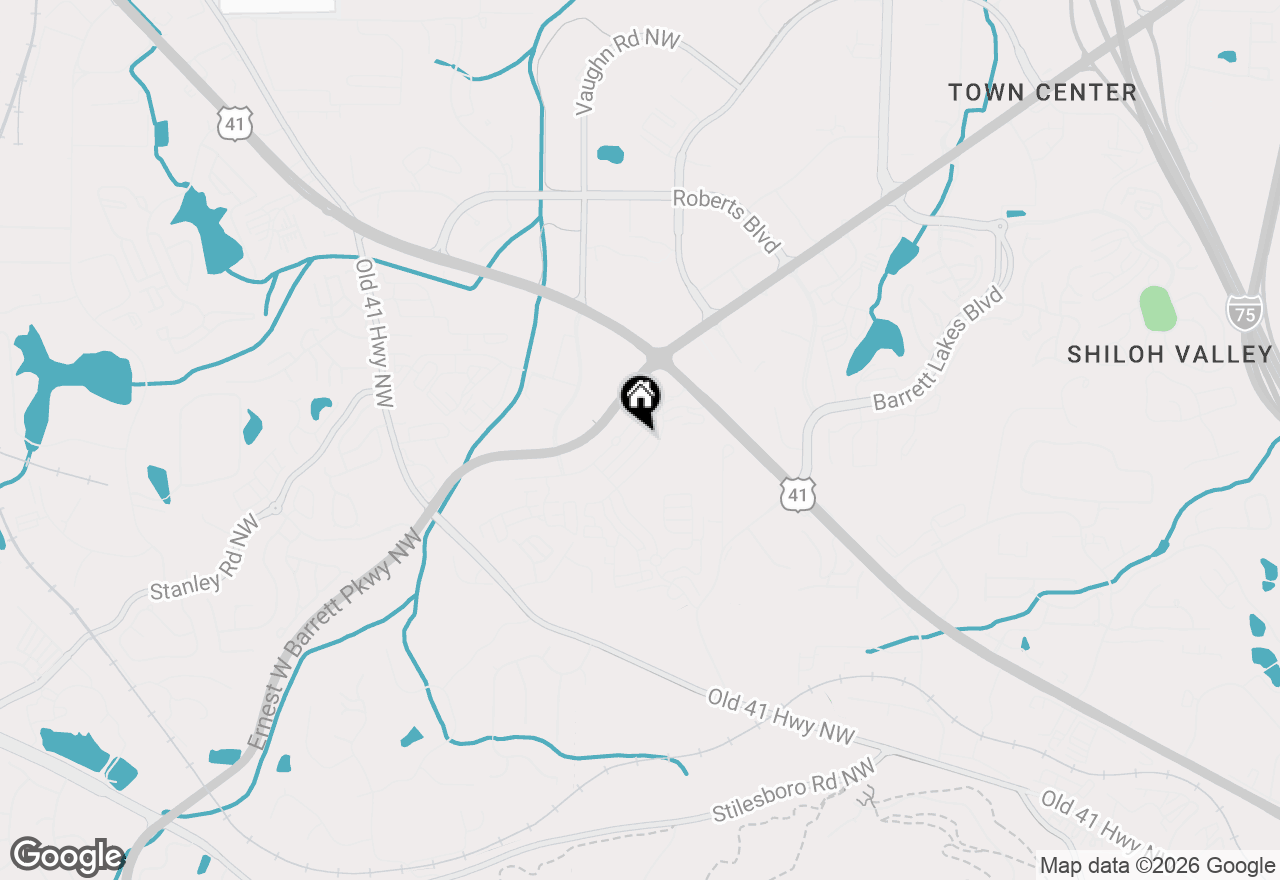 Map of 1827 Willow Branch Lane Nw, Kennesaw, GA 30152