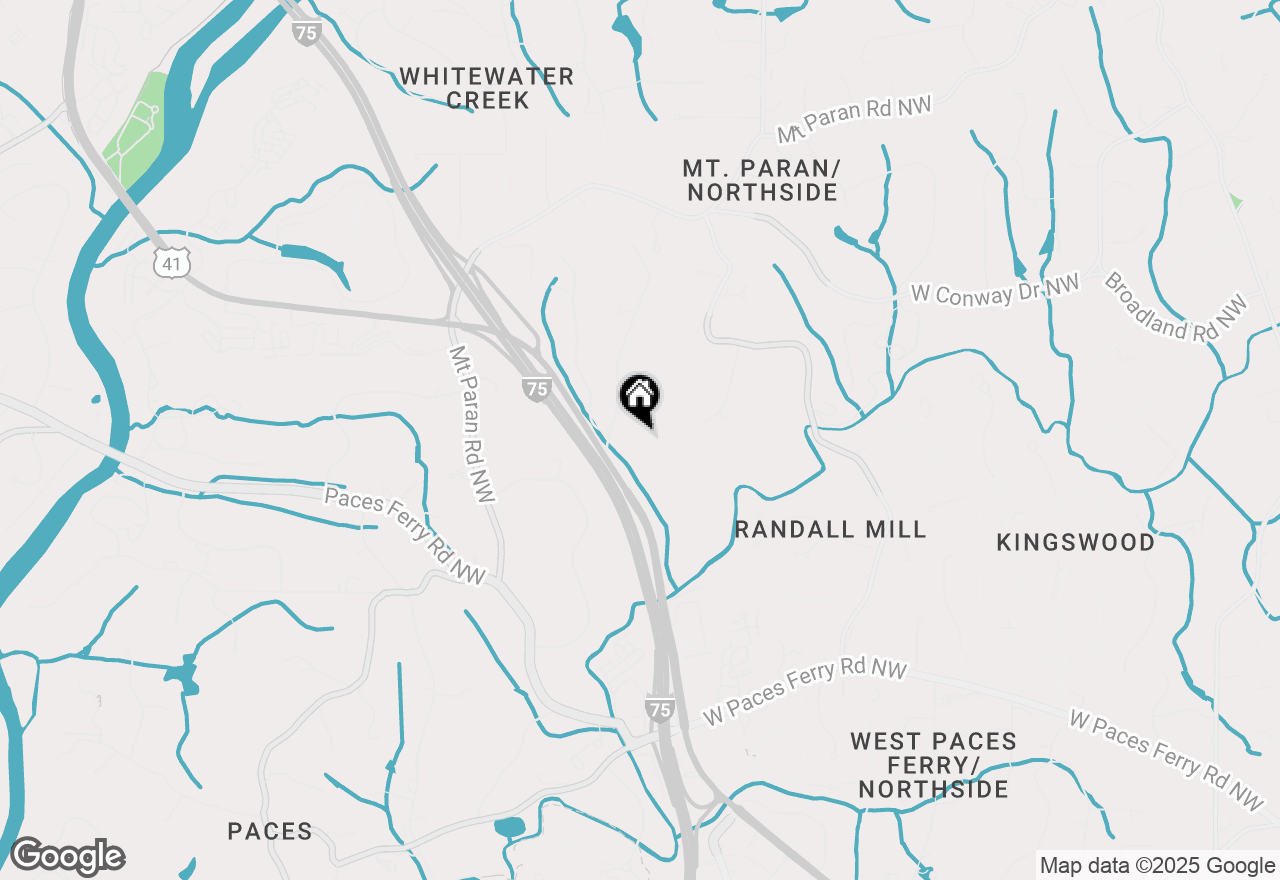 Map of 1250 Beechwood Hills Court Nw, Atlanta, GA 30327