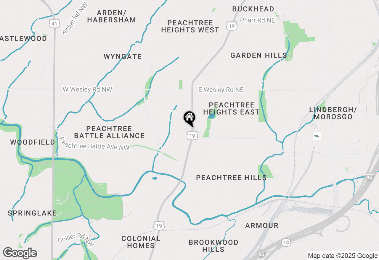 Map of 2520 Peachtree Road Nw #2103, Atlanta, GA 30305