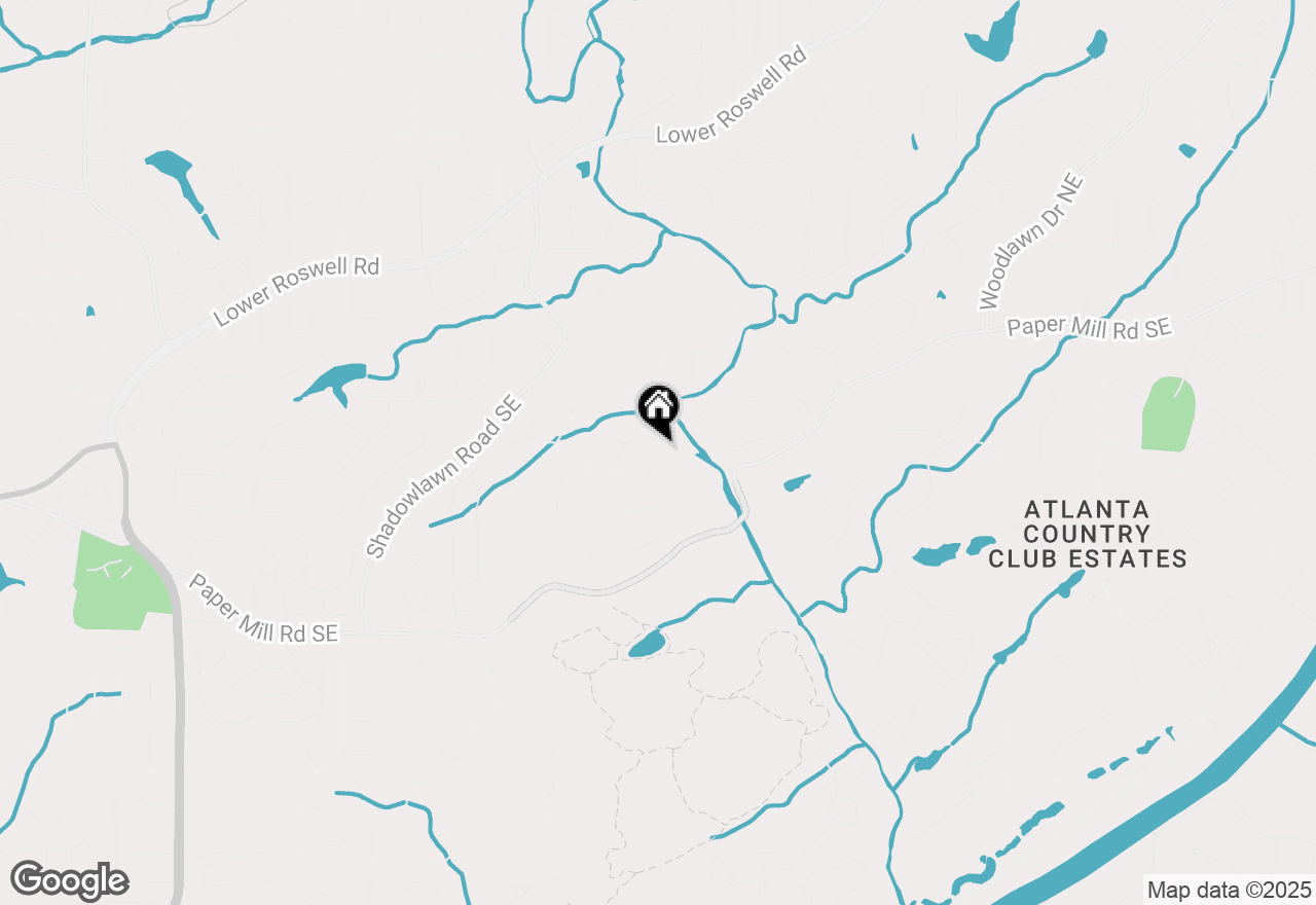 Map of 380 Lamplighter Lane Se, Marietta, GA 30067