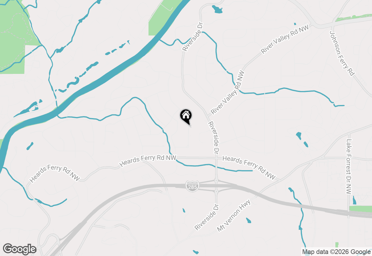 Map of 675 Weatherly Lane, Sandy Springs, GA 30328