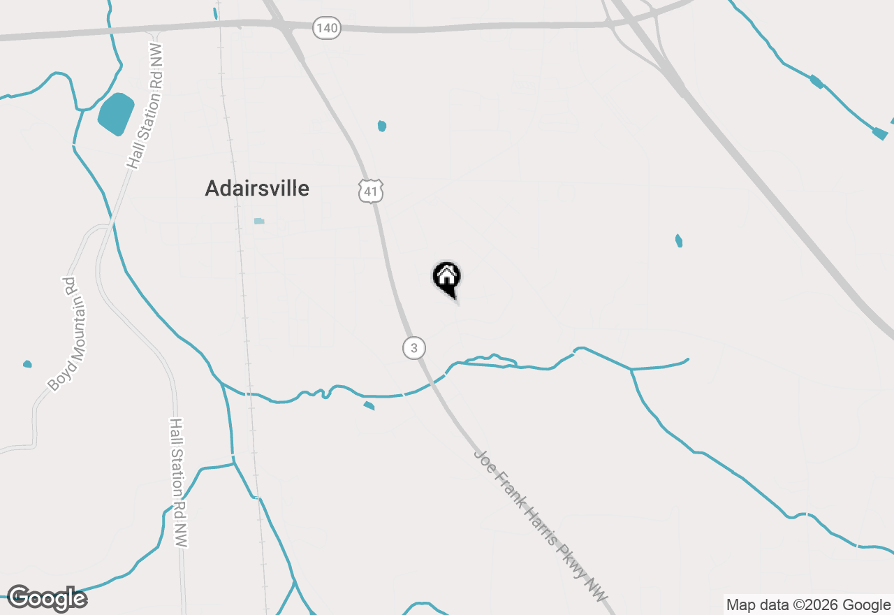 Map of 13 Birch Place, Adairsville, GA 30103