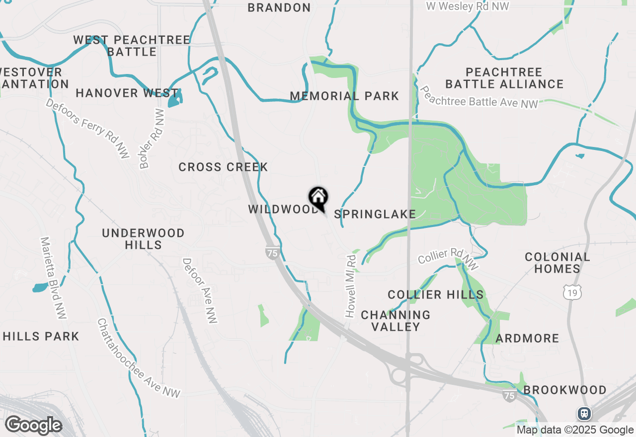 Map of 849 Kipling Drive Nw, Atlanta, GA 30318