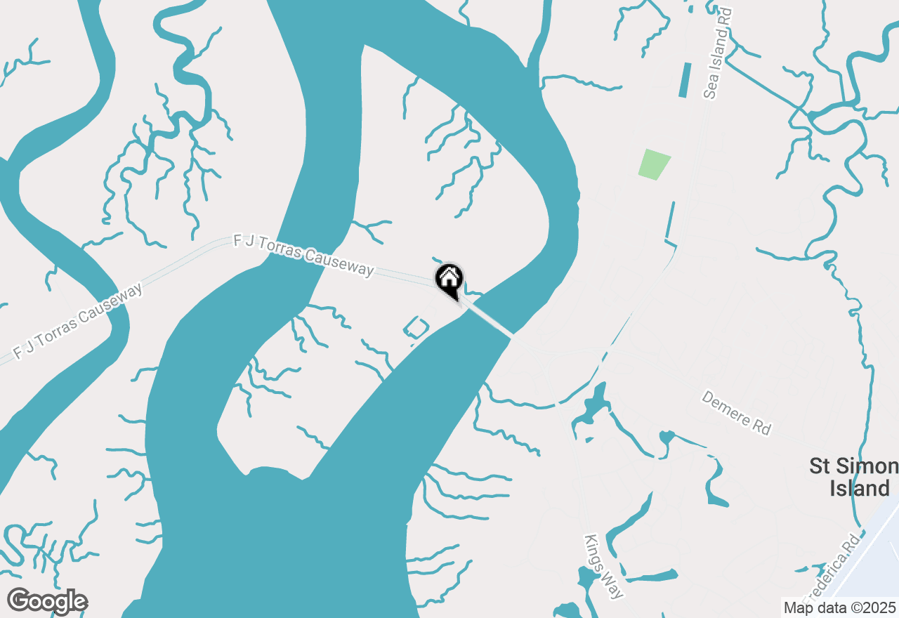 Map of 121 Marina Drive #121, St Simons Island, GA 31522