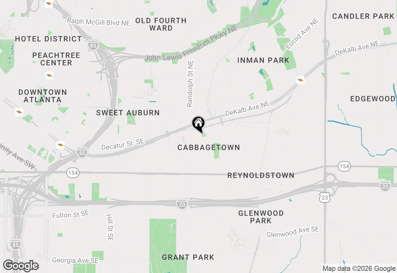 Map of 627 Tennelle Street Se, Atlanta, GA 30312