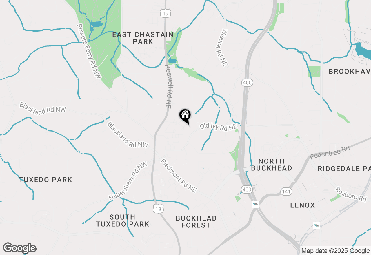 Map of 72 Ivy Parkway Ne, Atlanta, GA 30342