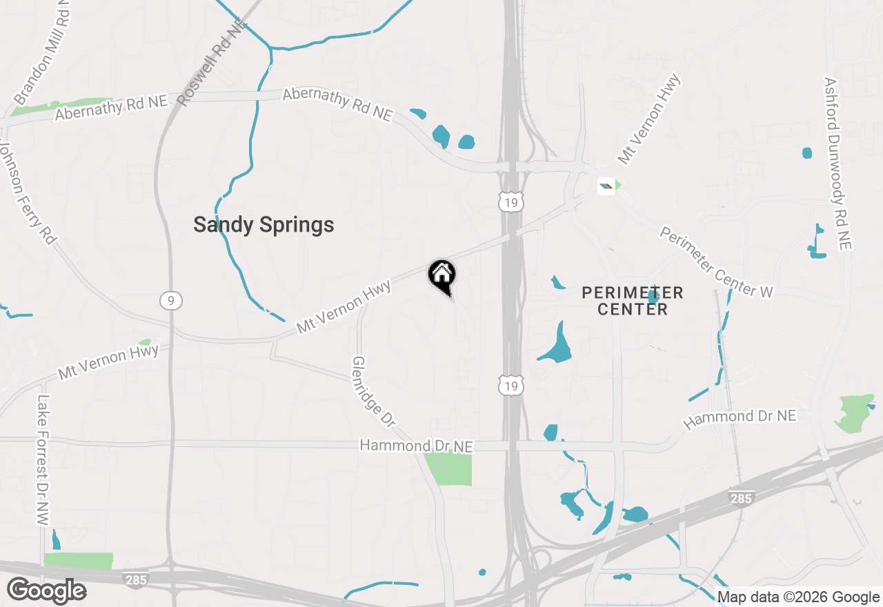 Map of 6340 Aberdeen Drive Ne, Atlanta, GA 30328