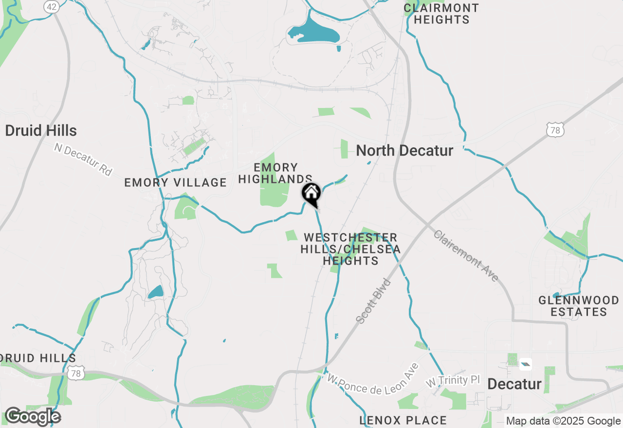 Map of 393 The Falls Court Ne, Atlanta, GA 30307