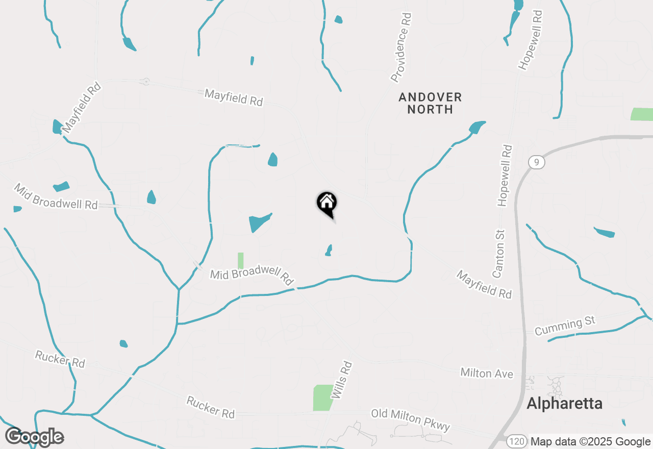 Map of 265 Dania Drive, Alpharetta, GA 30009