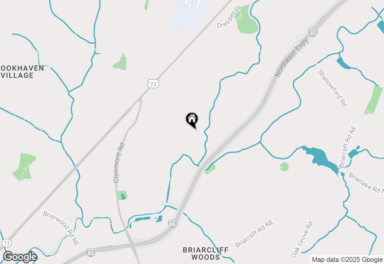 Map of 2072 Clairmont Terrace Ne, Atlanta, GA 30345