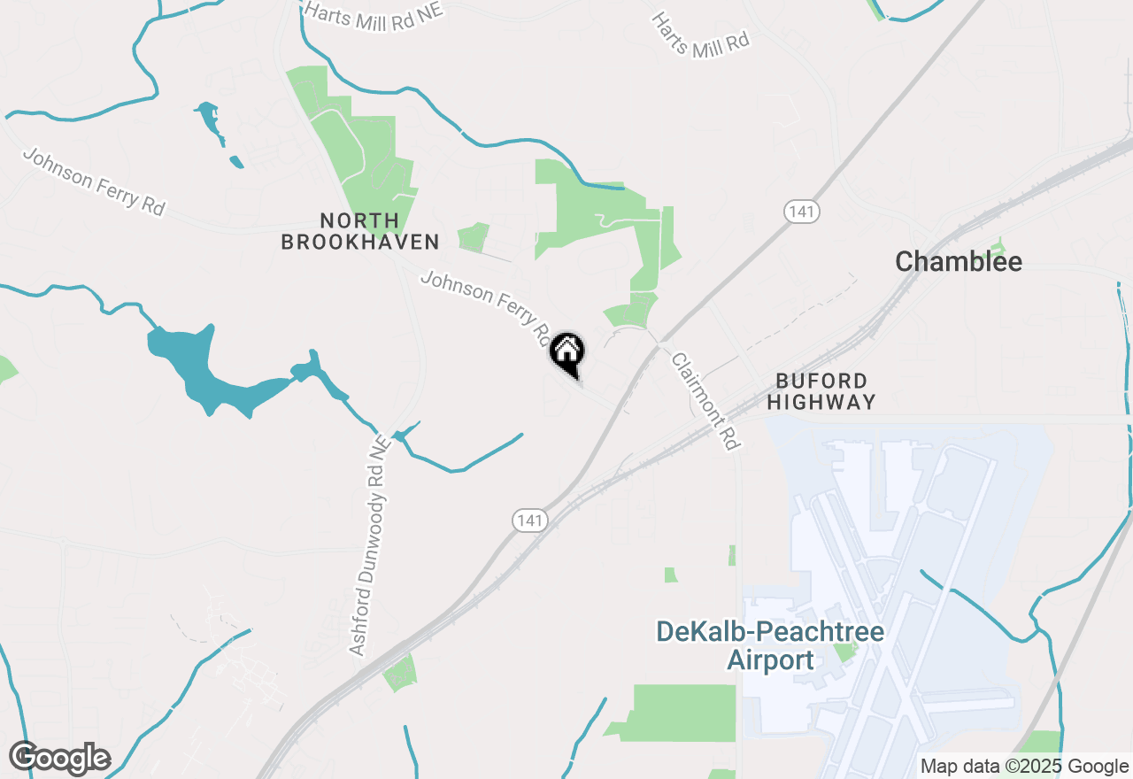 Map of 2442 Gatebury Circle, Chamblee, GA 30341