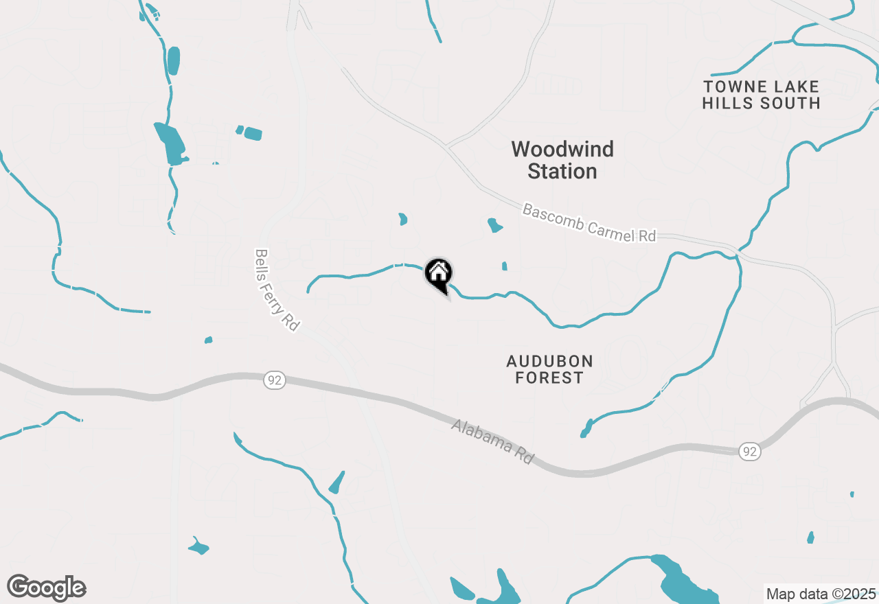 Map of 138 Hartwood Drive, Woodstock, GA 30189