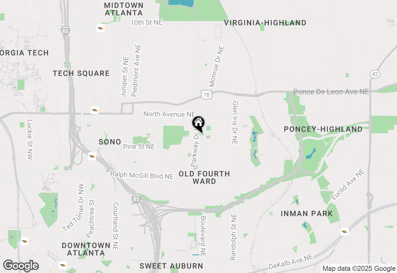 Map of 525 Parkway Drive Ne #507, Atlanta, GA 30354