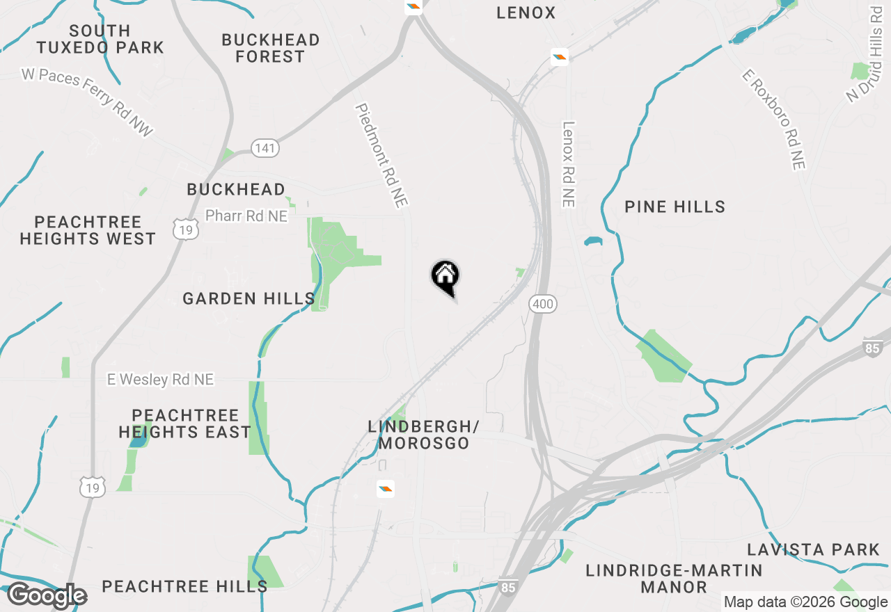 Map of 646 Darlington Circle Ne, Atlanta, GA 30305