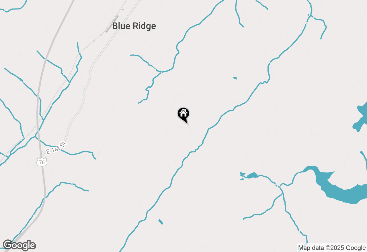 Map of LT 3 Weaver Creek Estates, Blue Ridge, GA 30513