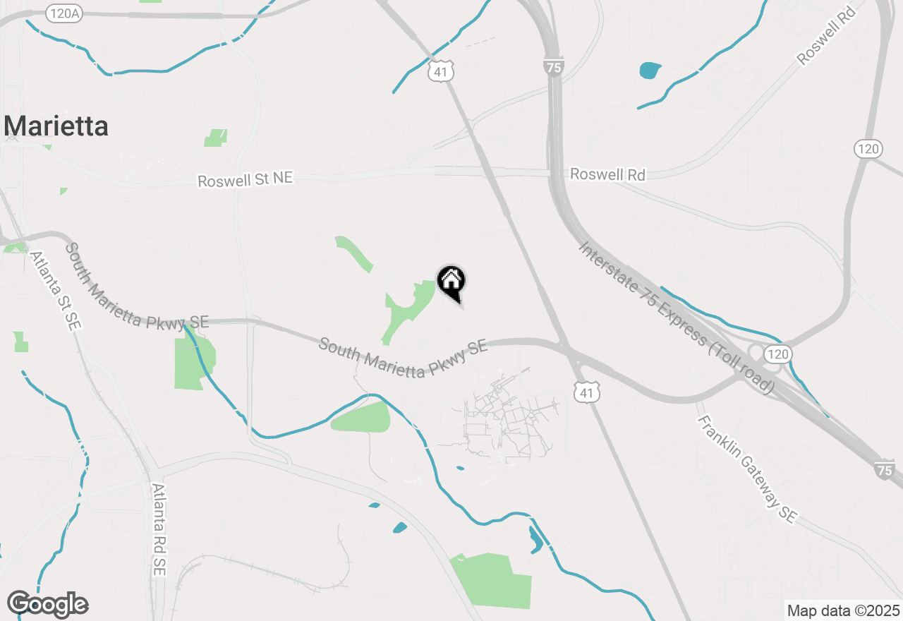 Map of 477 Williamson Street Se, Marietta, GA 30060
