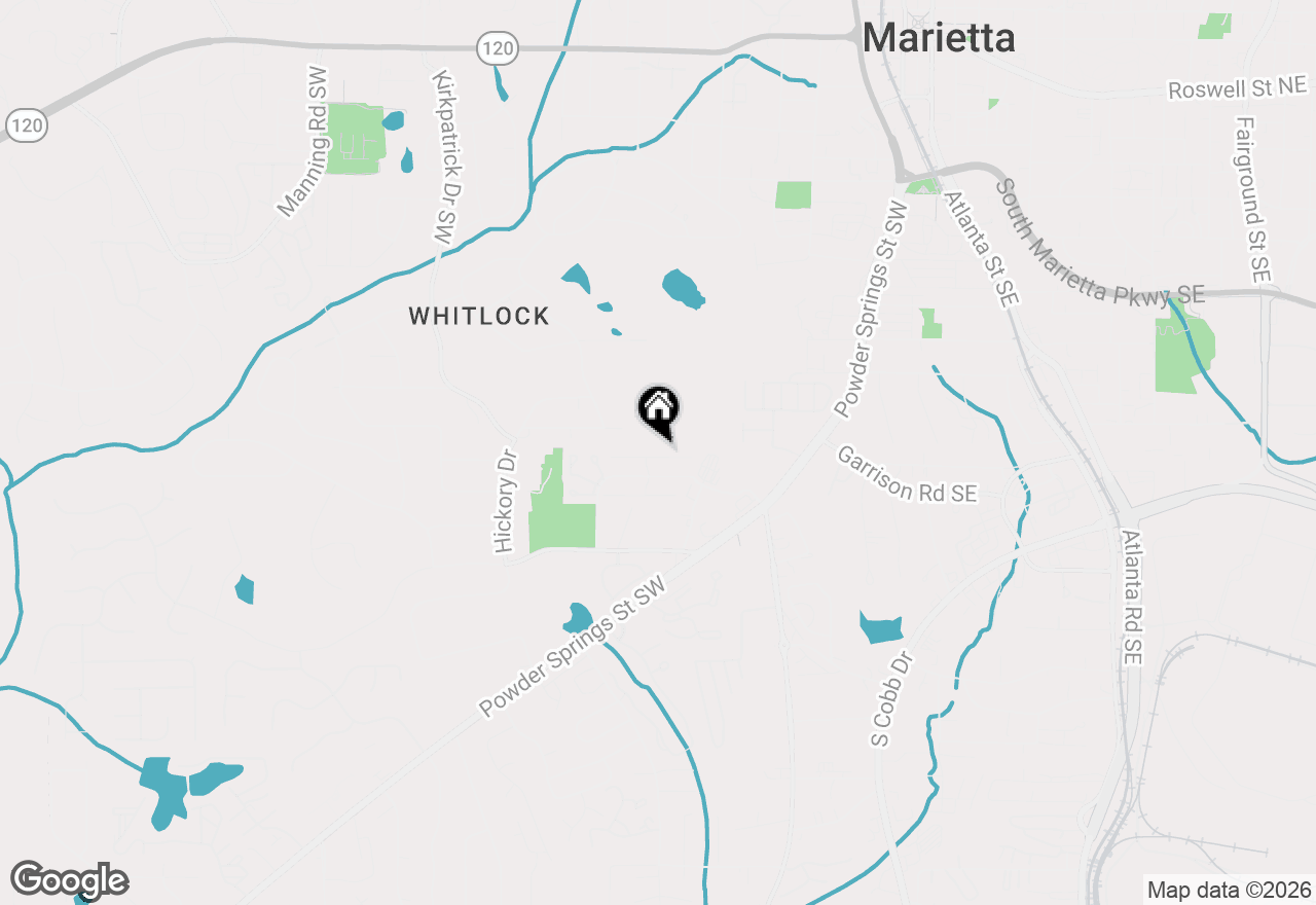 Map of 253 Toweridge Drive Sw, Marietta, GA 30064