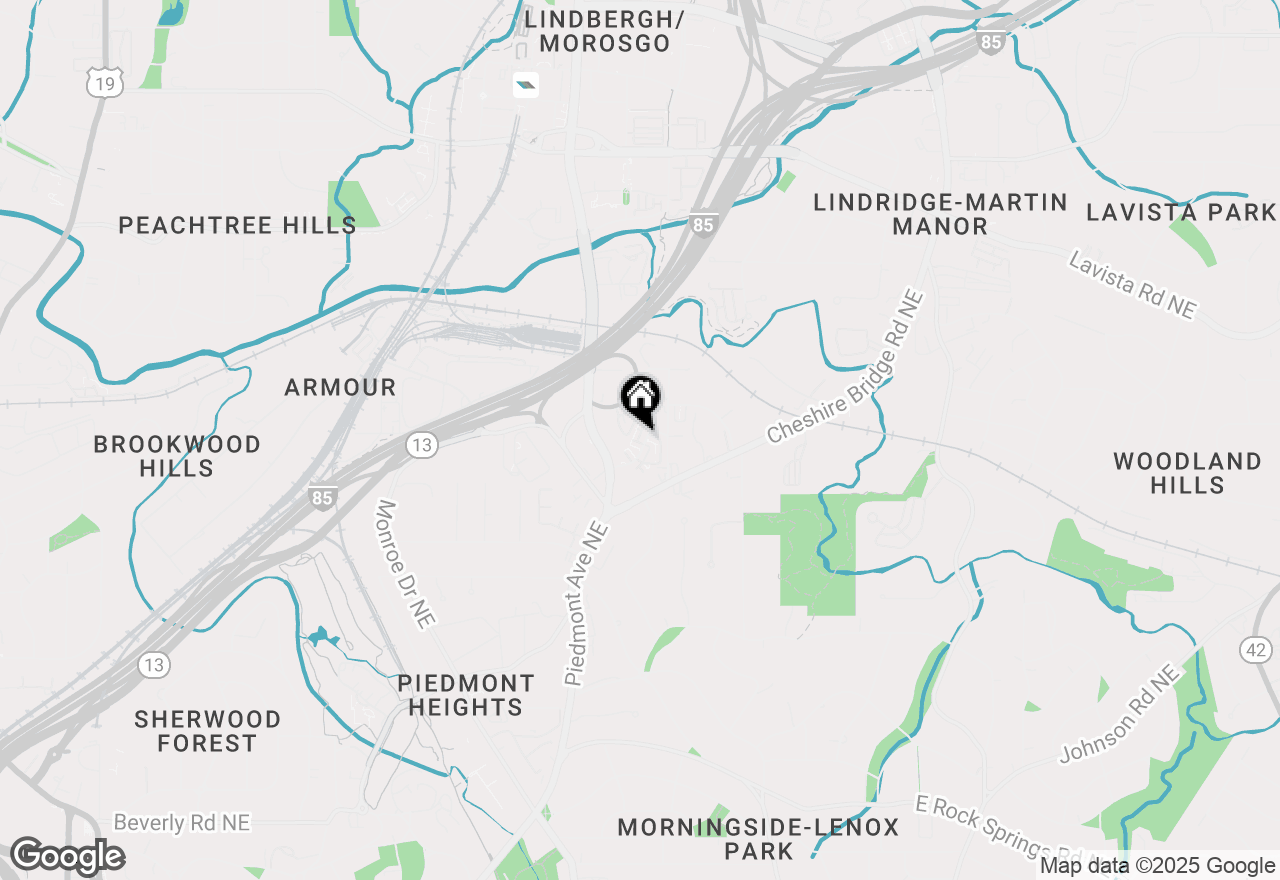 Map of 2034 Rockledge Road Ne, Atlanta, GA 30324