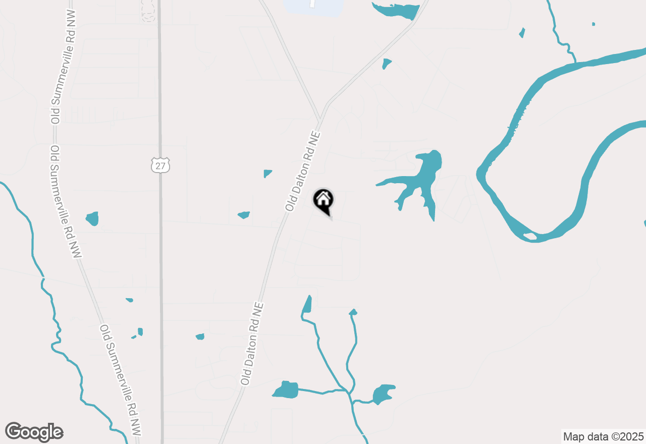 Map of 12 Majestic Oaks Way, Rome, GA 30165