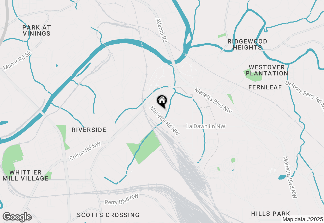 Map of 2206 Carlton Court, Atlanta, GA 30318