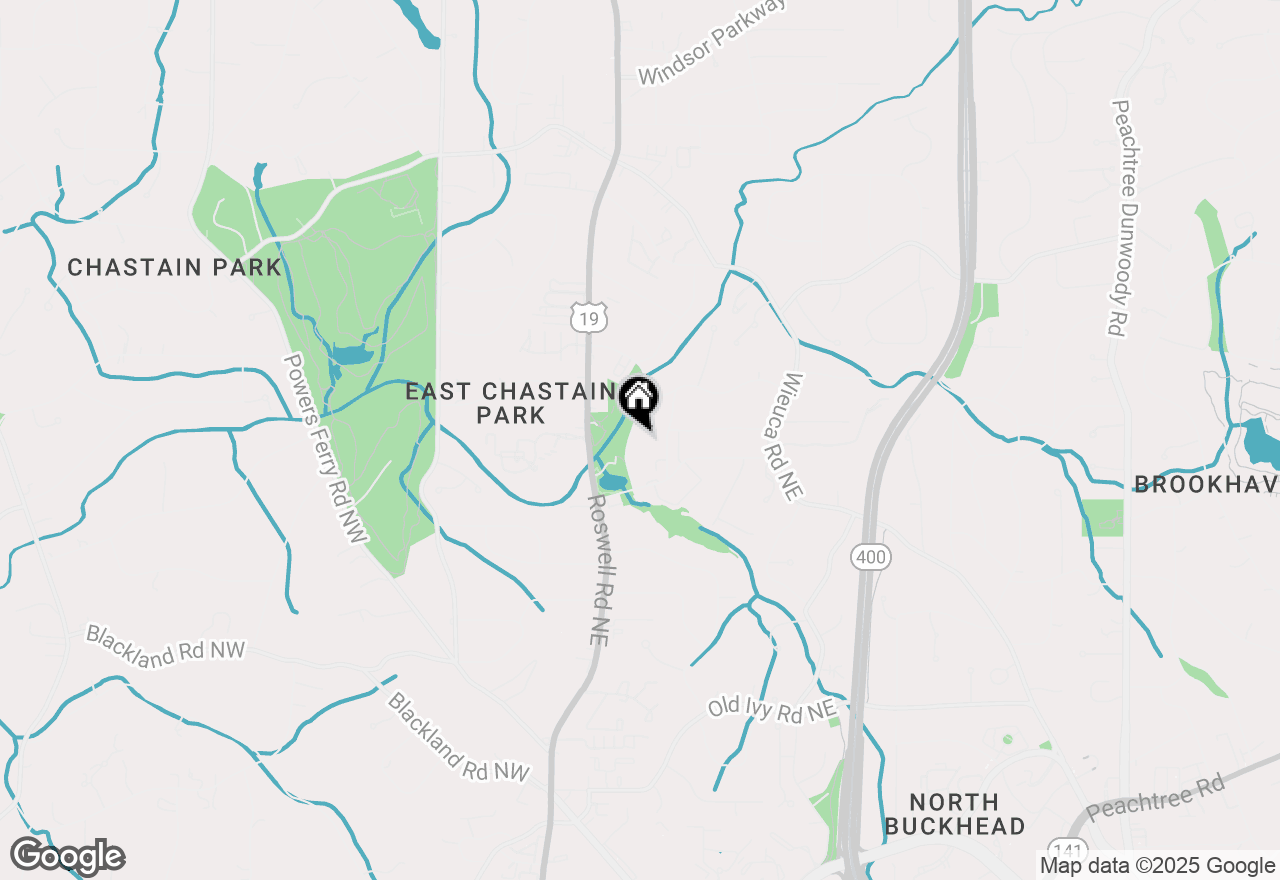Map of 4101 Rickenbacker Drive Ne, Atlanta, GA 30342
