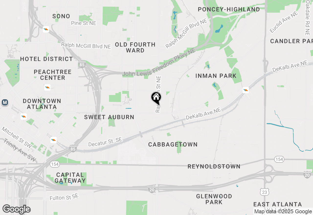 Map of 572 Edgewood Avenue Ne #309, Atlanta, GA 30312