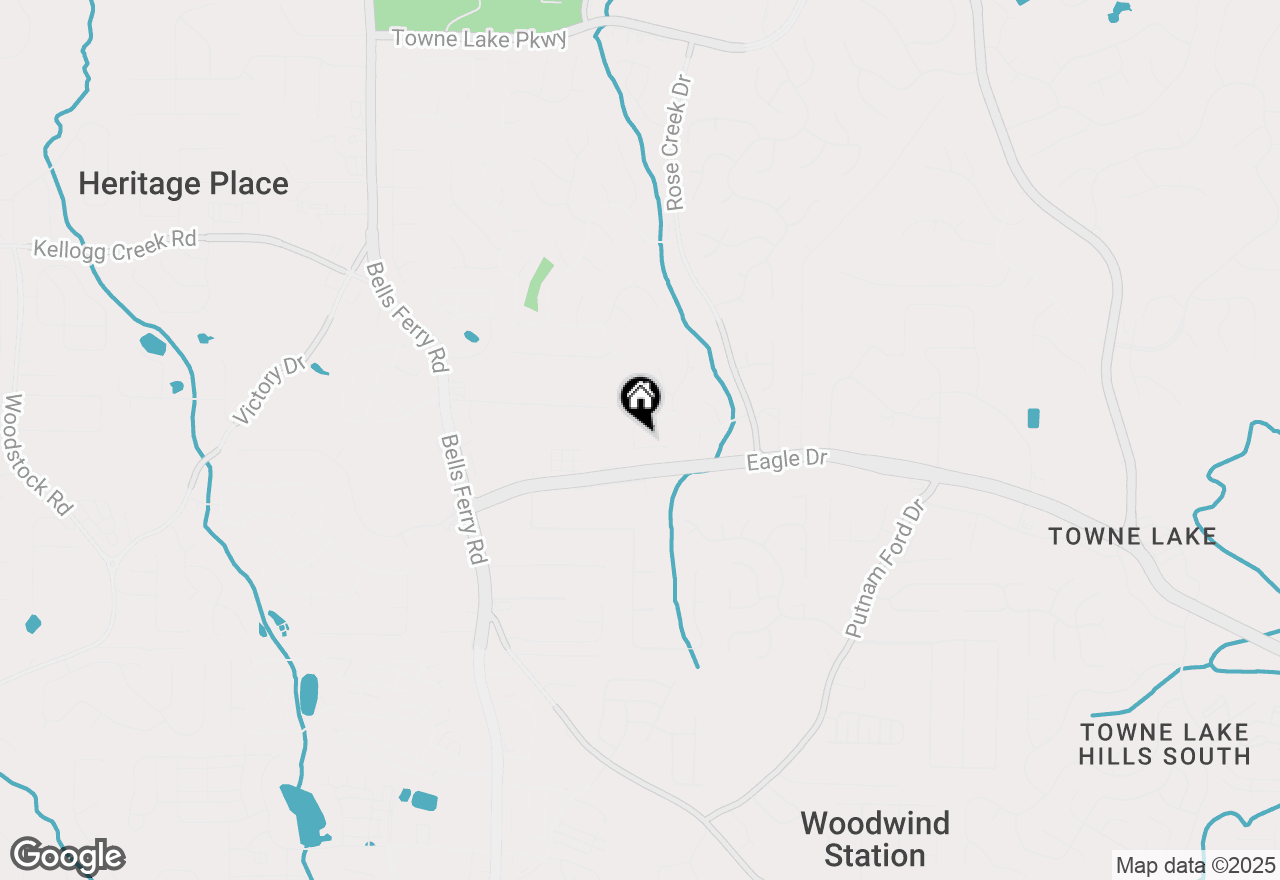 Map of 2025 Cresthaven Walk, Woodstock, GA 30189