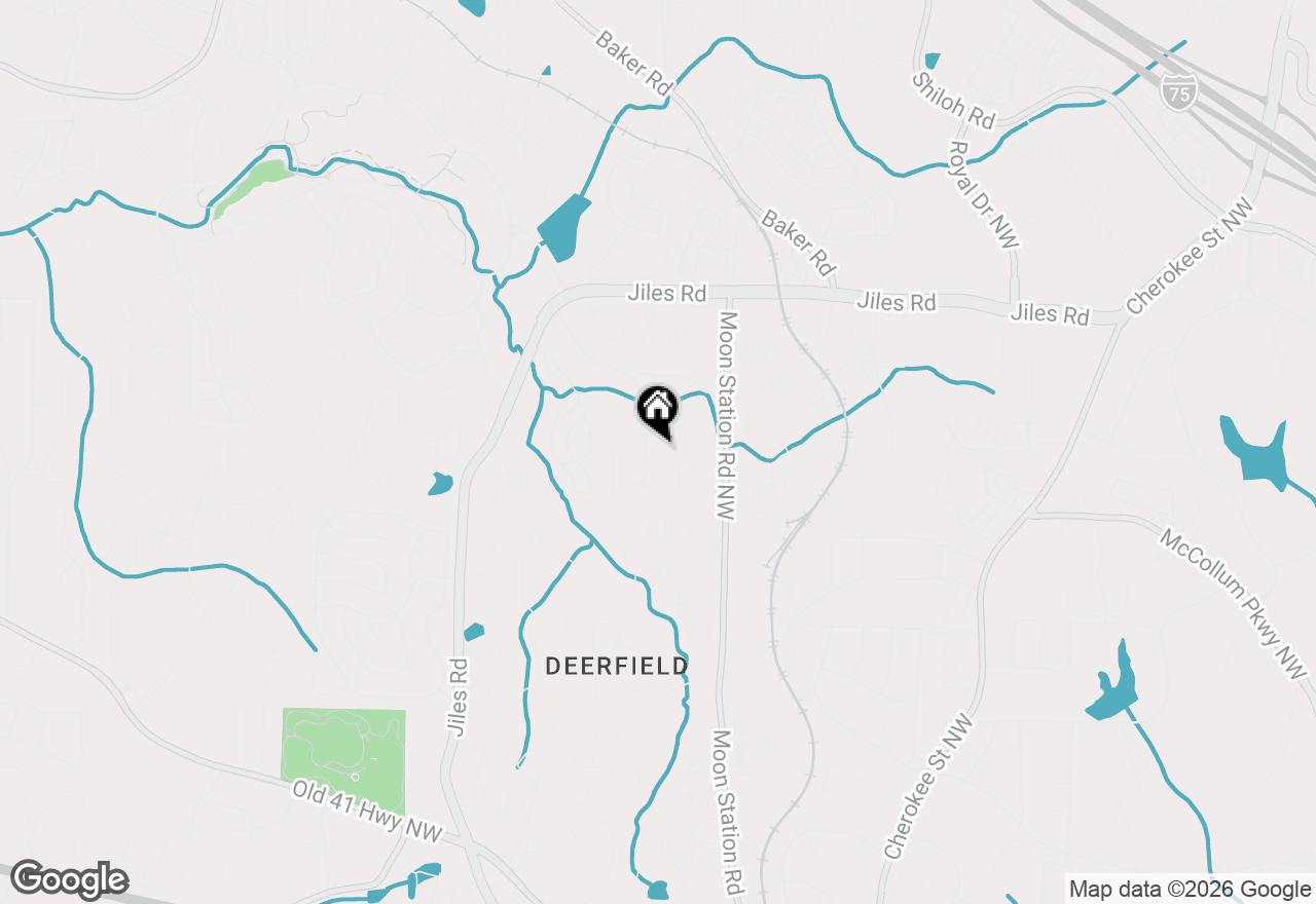 Map of 3634 N Hampton Drive, Kennesaw, GA 30144