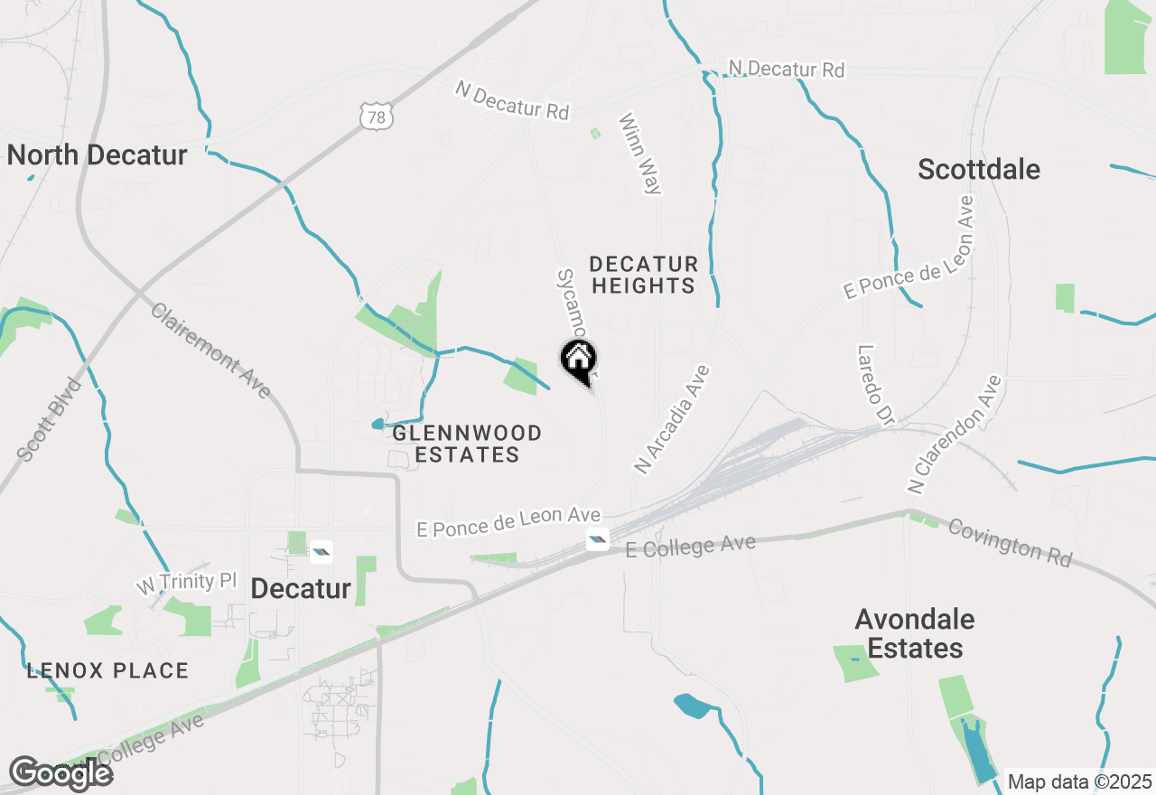 Map of 161 Ridgeland Avenue, Decatur, GA 30030