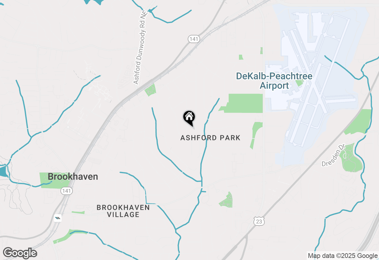 Map of 2841 Cravenridge Drive Ne, Brookhaven, GA 30319