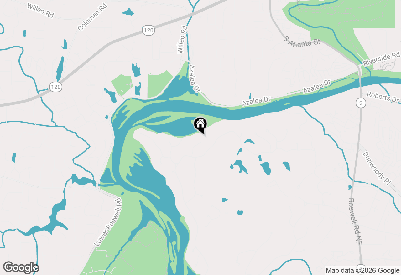 Map of 130 Huntcliff Point Ne, Sandy Springs, GA 30350