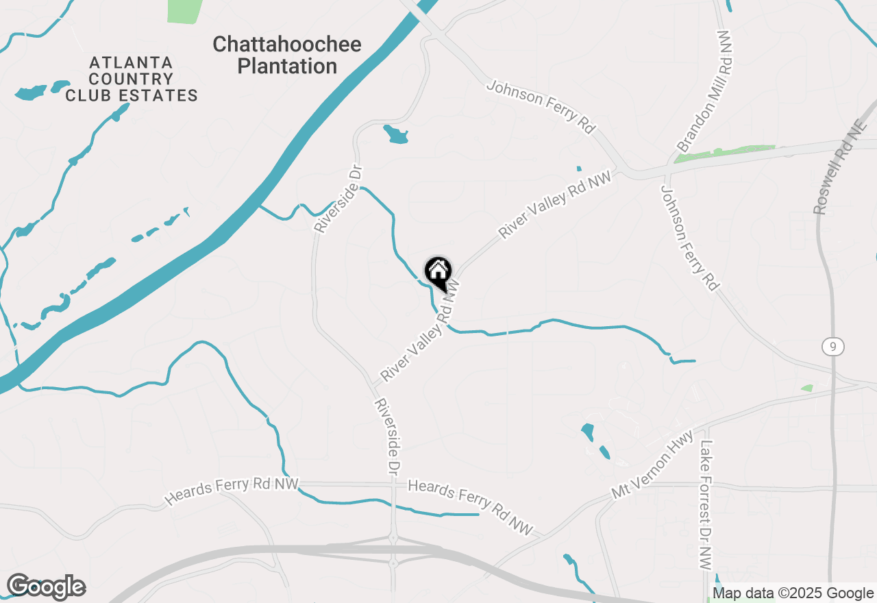 Map of 505 River Valley Road, Sandy Springs, GA 30328