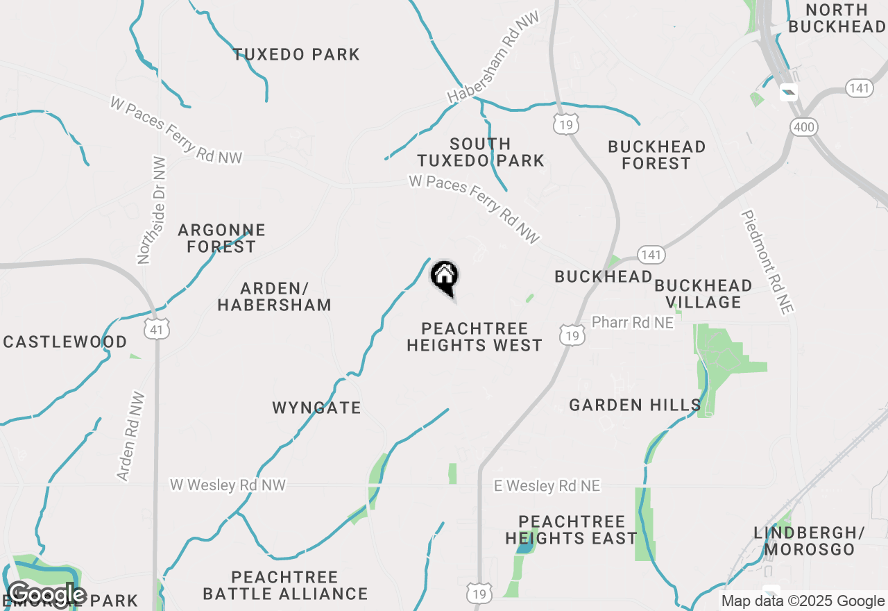 Map of 3040 Andrews Drive Nw, Atlanta, GA 30305