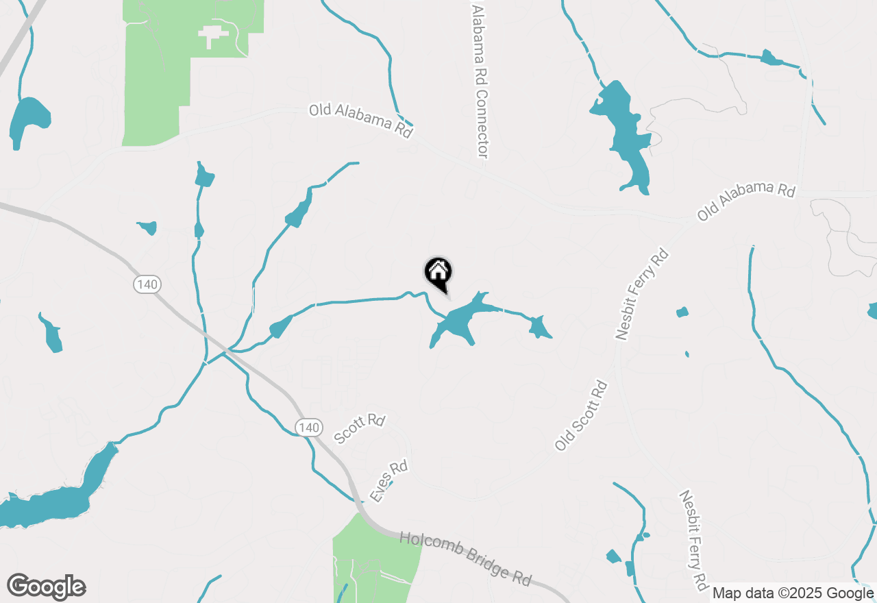 Map of 8925 Nesbit Lakes Drive, Alpharetta, GA 30022
