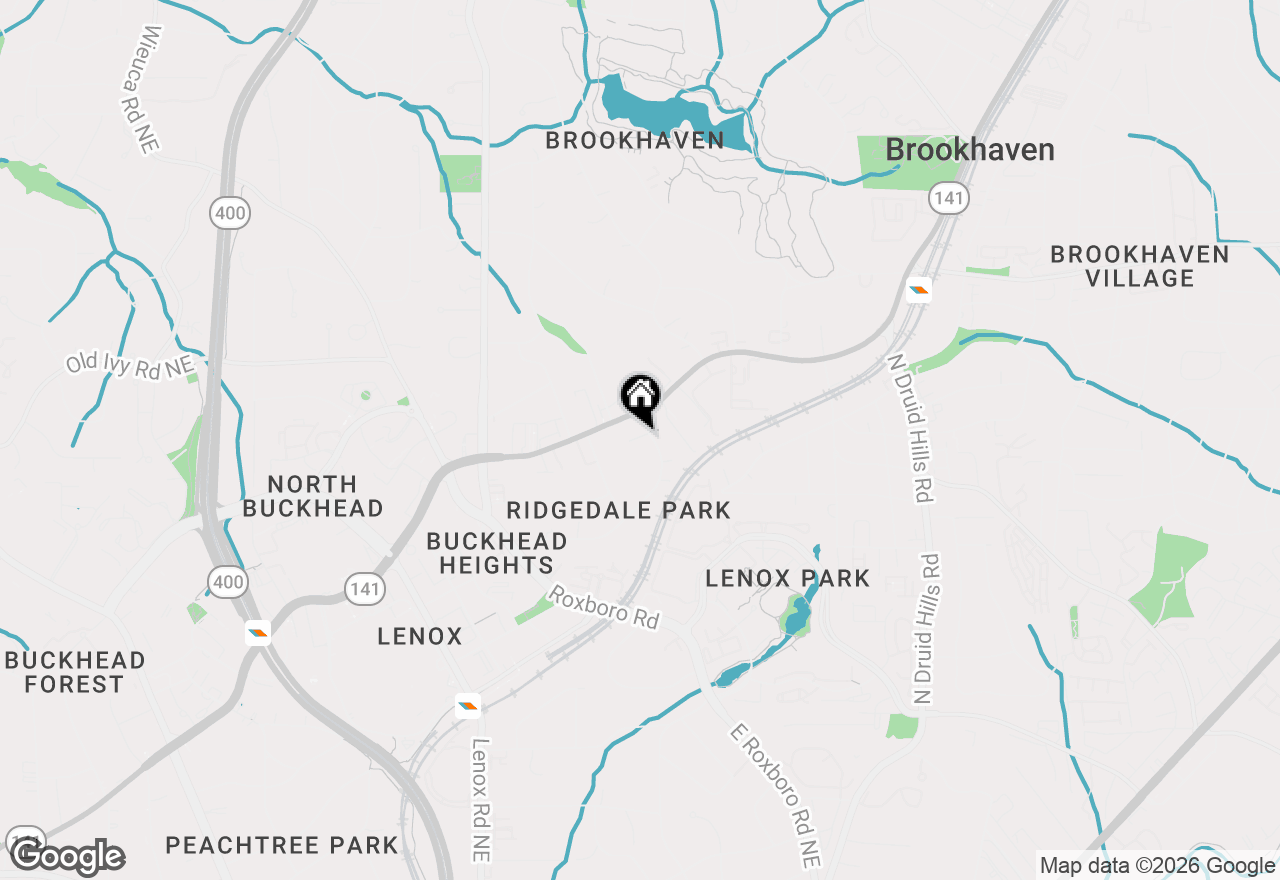 Map of 3668 Kingsboro Road Ne #4, Atlanta, GA 30319