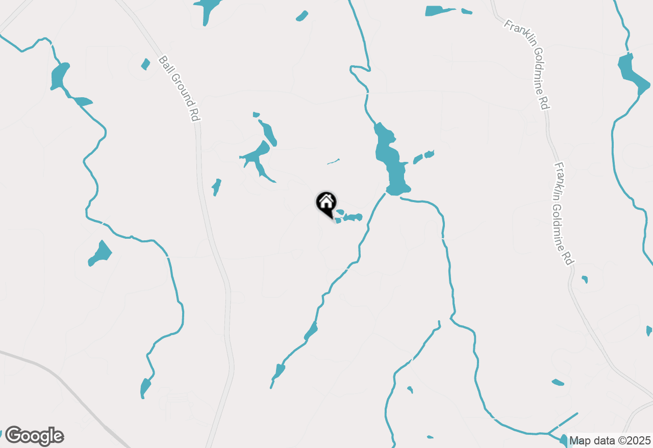 Map of 611 Hawks Ridge Drive, Ball Ground, GA 30107