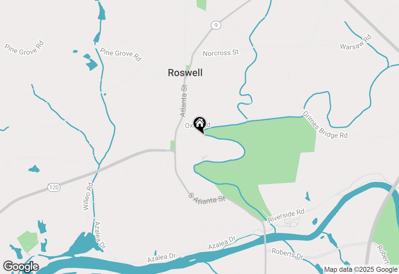 Map of 53 Maple Street, Roswell, GA 30075