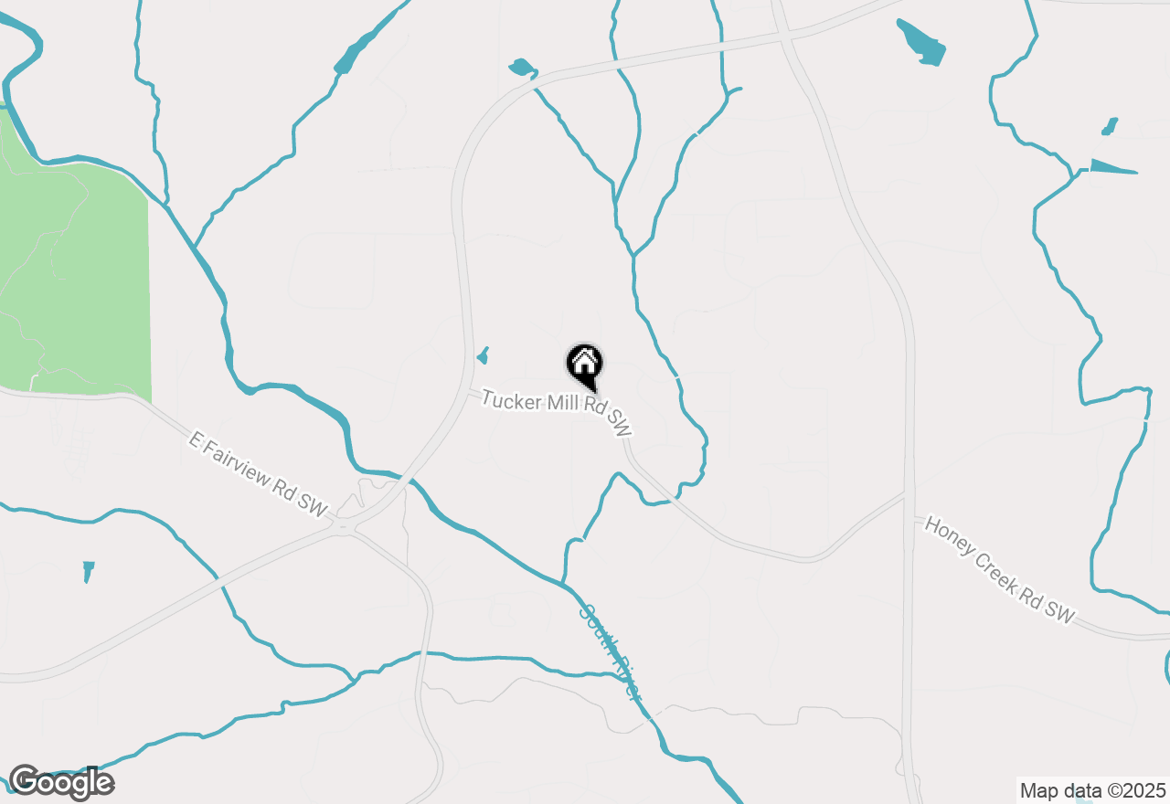 Map of 2111 Sw South River Road, Conyers, GA 30094