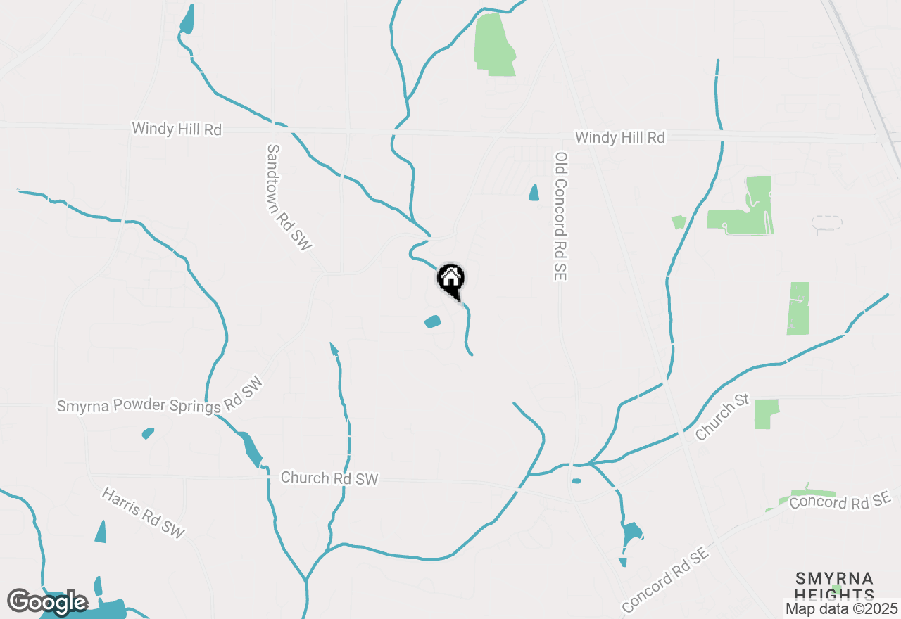 Map of 3025 Vineyard Way Se, Smyrna, GA 30082