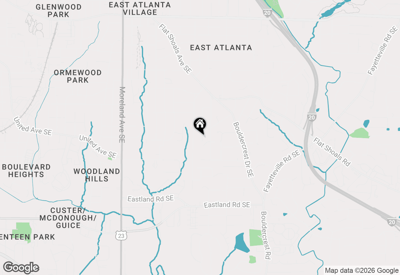 Map of 2197 Stockbridge Drive Se, Atlanta, GA 30316
