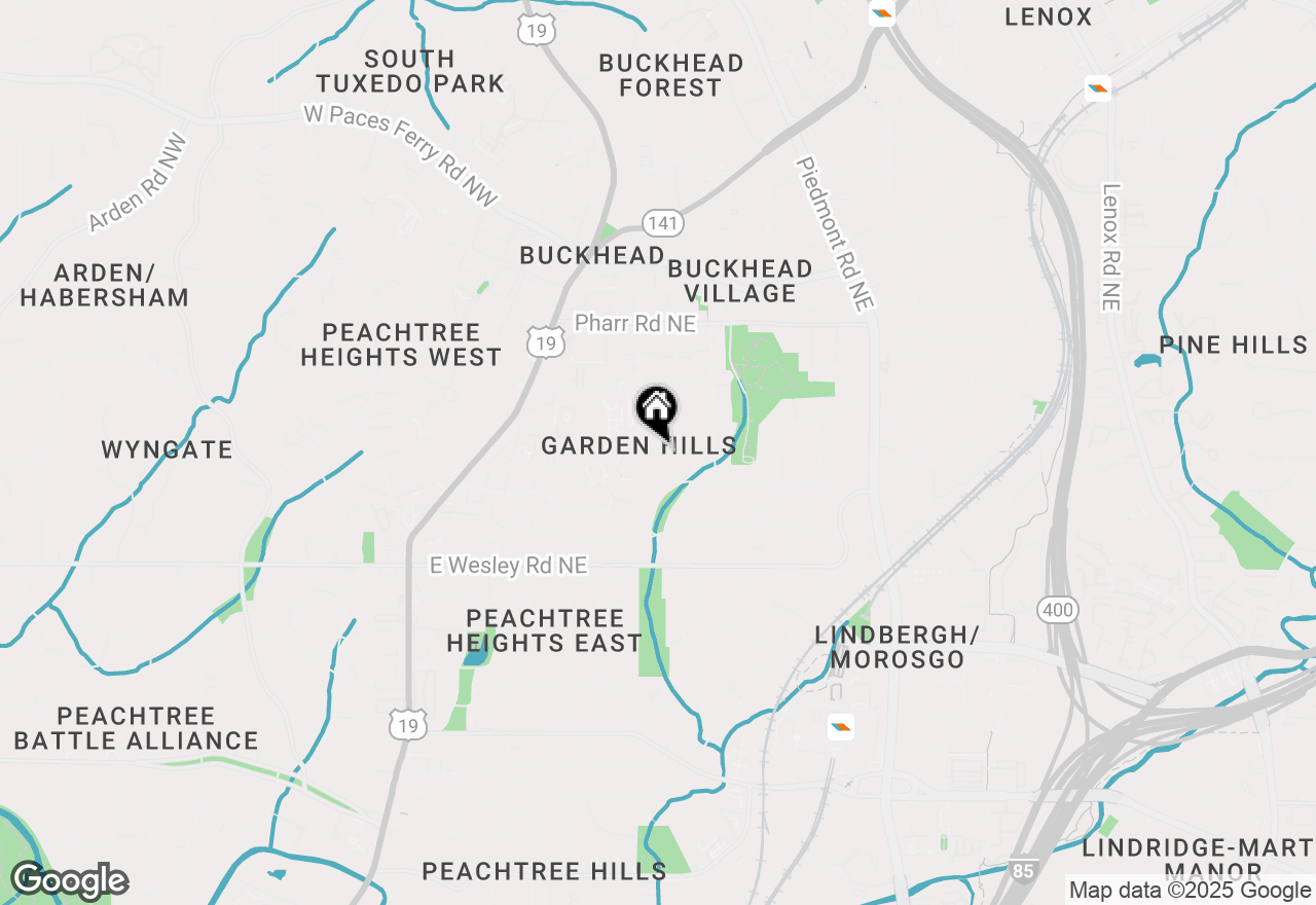 Map of 311 Delmont Drive Ne #DOWNSTAIRS, Atlanta, GA 30305